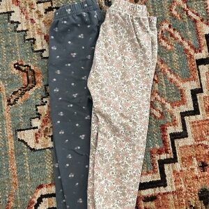 Floral Patterned Leggings Set